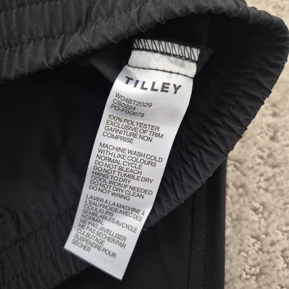 TILLEY Tech Shield Black Pant XL NWT - Picture 7 of 16